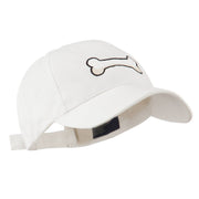 Dog Bone Shape Embroidered Cap