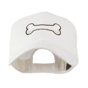 Dog Bone Shape Embroidered Cap