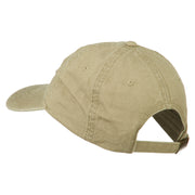 Deer Hunting Silhouette Embroidered Washed Cotton Cap