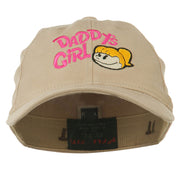 Daddy's Girl Embroidered Youth Flexfit Garment Washed Cap