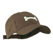 Dog Bone Shape Embroidered Cap