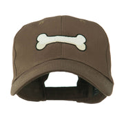 Dog Bone Shape Embroidered Cap