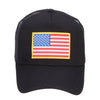 Gold American Flag Patched Mesh Cap