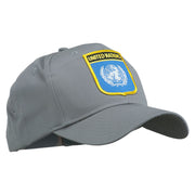 United Nations Flag Shield Patched Cap