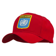 United Nations Flag Shield Patched Cap