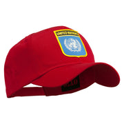 United Nations Flag Shield Patched Cap