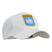 United Nations Flag Shield Patched Cap