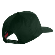 USS Los Angeles SSN 688 Blue Patched Solid Cotton Twill 5 Panel Prostyle Snap Cap - Dark Green OSFM