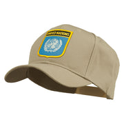 United Nations Flag Shield Patched Cap