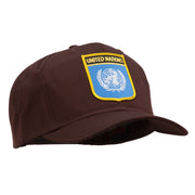 United Nations Flag Shield Patched Cap