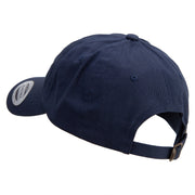 Anchor Navy Veteran Embroidered Unstructured Low Profile 6 panel Cotton Cap - Navy OSFM