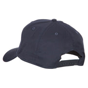 Dad with Military Dog Tags Embroidered Solid Cotton Pro Style Cap