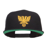 Double Headed Eagle Embroidered Snapback Cap