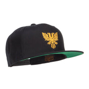 Double Headed Eagle Embroidered Snapback Cap