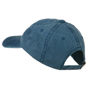 Idaho State Map Embroidered Washed Cotton Cap