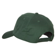 Dad with Military Dog Tags Embroidered Solid Cotton Pro Style Cap