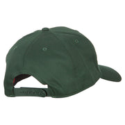 Dad with Military Dog Tags Embroidered Solid Cotton Pro Style Cap
