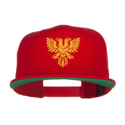 Double Headed Eagle Embroidered Snapback Cap