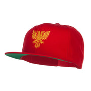 Double Headed Eagle Embroidered Snapback Cap