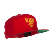 Double Headed Eagle Embroidered Snapback Cap