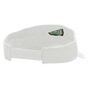 Sweet Fresh Kiwi Embroidered Pro Style Cotton Twill Washed Visor - White OSFM