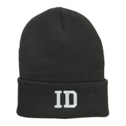 ID Idaho State Embroidered Long Beanie