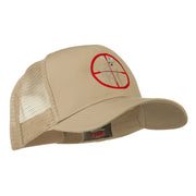 Deer Hunting Embroidered Mesh Back Cap