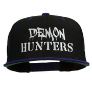 Halloween Demon Hunters Embroidered Snapback Cap