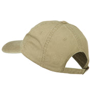 Idaho State Map Embroidered Washed Cotton Cap