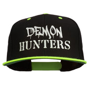 Halloween Demon Hunters Embroidered Snapback Cap