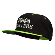 Halloween Demon Hunters Embroidered Snapback Cap