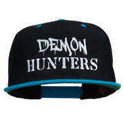 Halloween Demon Hunters Embroidered Snapback Cap