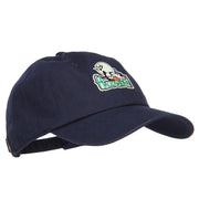 Glow in the Dark Halloween Patched Unstructured Cap