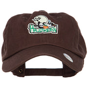 Glow in the Dark Halloween Patched Unstructured Cap