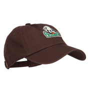 Glow in the Dark Halloween Patched Unstructured Cap