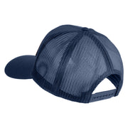 1st Armored Division Old Ironsides Patched Solid Cotton Twill Mesh Prostyle Cap - Navy OSFM