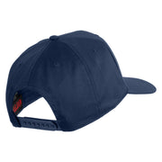 USS Arizona BB 39 Blue Patched Solid Cotton Twill 5 Panel Prostyle Snap Cap - Navy OSFM