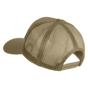 1st Armored Division Old Ironsides Patched Solid Cotton Twill Mesh Prostyle Cap - Khaki OSFM