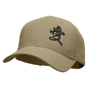 Chinese Character Love Patched Low Profile Cap - Khaki OSFM