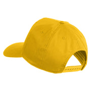 USS Arizona BB 39 Blue Patched Solid Cotton Twill 5 Panel Prostyle Snap Cap - Yellow OSFM
