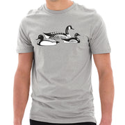 Decoy Duck and Goose Graphic Design Deluxe Jersey T-Shirt