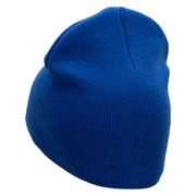 310 Embroidered 8 inch Acrylic Short Blank Beanie - Royal OSFM