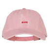 Idaho with Map Outline Embroidered Washed Cotton Twill Cap