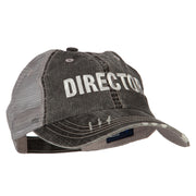 Director Embroidered Low Profile Mesh Cap