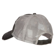 US Army 82nd Airborne Veteran Embroidered Low Profile Cotton Mesh Cap