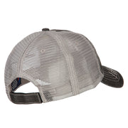 US Army 82nd Airborne Veteran Embroidered Low Profile Cotton Mesh Cap