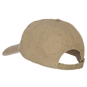 Idaho with Map Outline Embroidered Washed Cotton Twill Cap