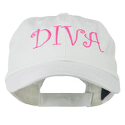 Wording of Diva Embroidered Cap