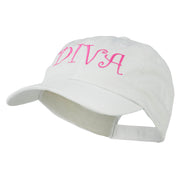 Wording of Diva Embroidered Cap