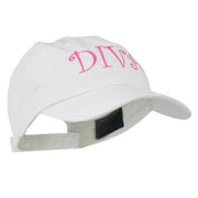 Wording of Diva Embroidered Cap